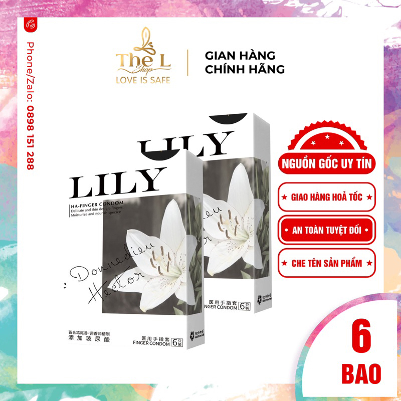 Bao cao su ngón tay cao cấp - Lily
