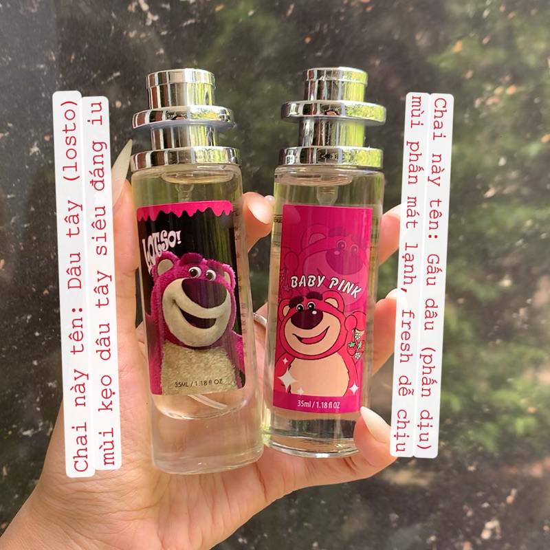 NƯỚC HOA GẤU DÂU MÙI PHẤN EM BÉ MÙI TRÁI CÂY Mây Official