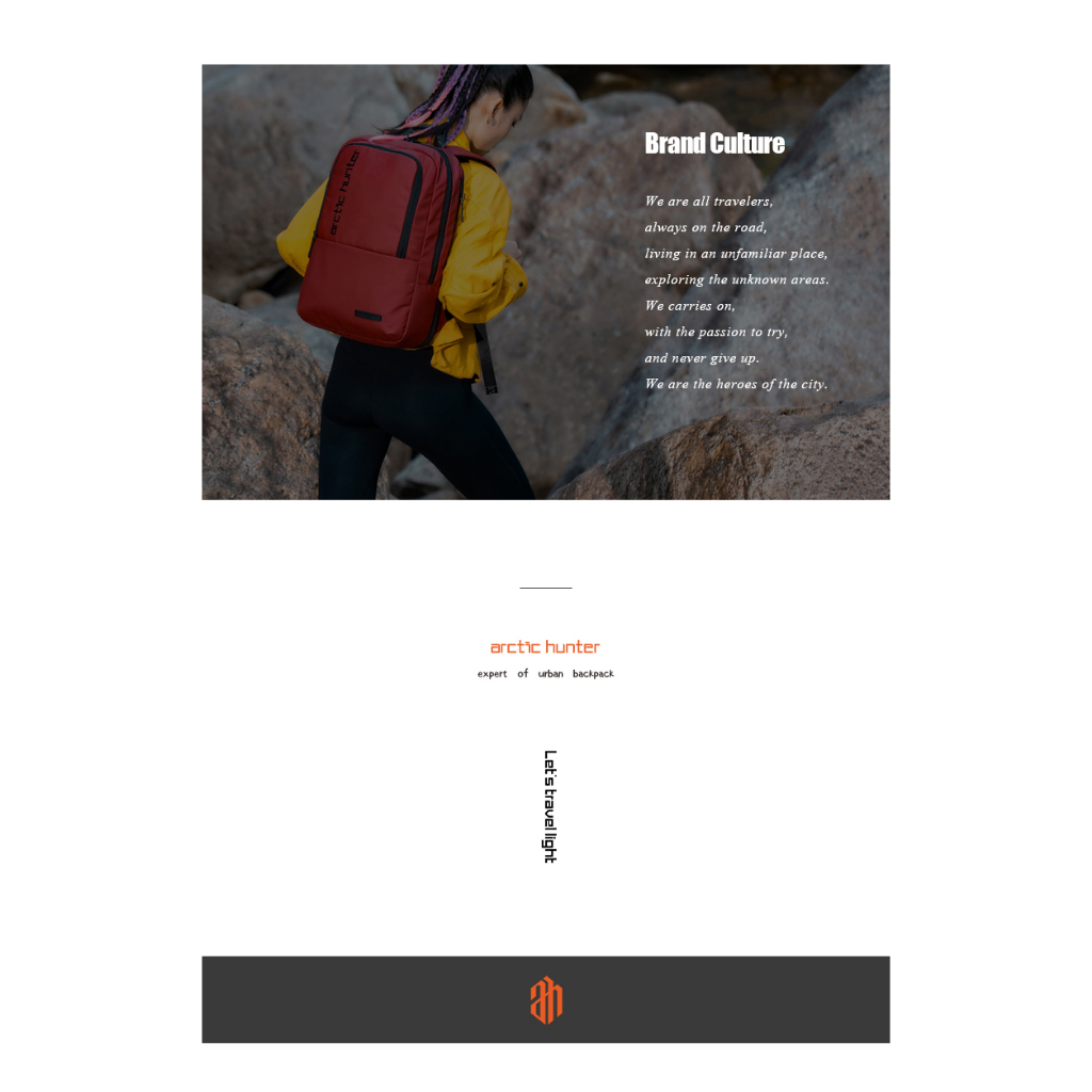 Balo Du Lịch  Arctic Hunter B00529 Đựng Máy Tính 15.6 Inch, Chất Liệu Oxford Chống Thấm Nước