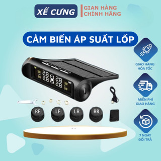 Cảm Biến Áp Suất Lốp ⚡️𝐅𝐑𝐄𝐄 𝐒𝐇𝐈𝐏⚡️ VanNgoài Tpms Màn Hình Led Màu Bản Quốc Tế- Bảo Hành 1 Đổi 1