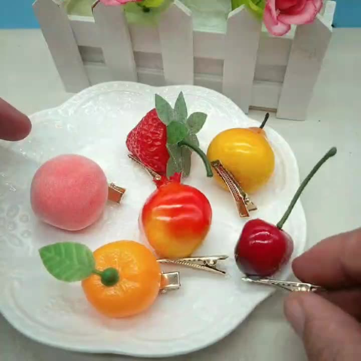 Kẹp Tóc Mái Hoa Qủa Dễ Thương Dành Cho Nữ