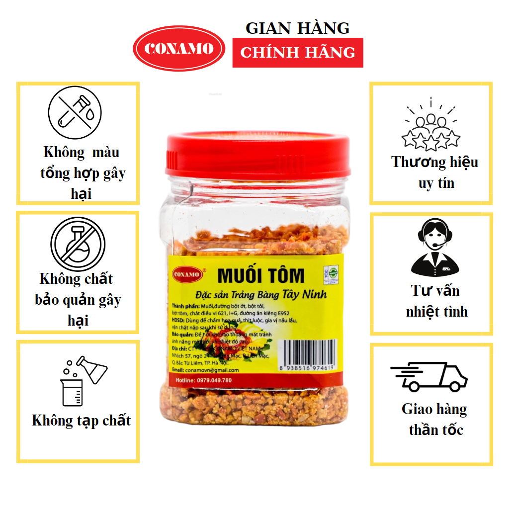 Muối tôm Tây Ninh lọ 100g