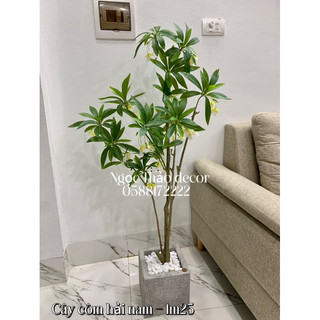 Cây giả, cây côm hải nam 1m25 giả, Ngọc Thảo decor