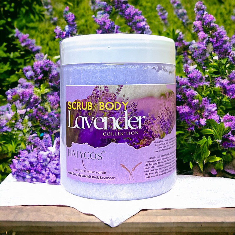 Muối Dẻo Lavender Mờ Thâm Nách ,Mông , Bẹn giúp siêu mịn HATYCOS