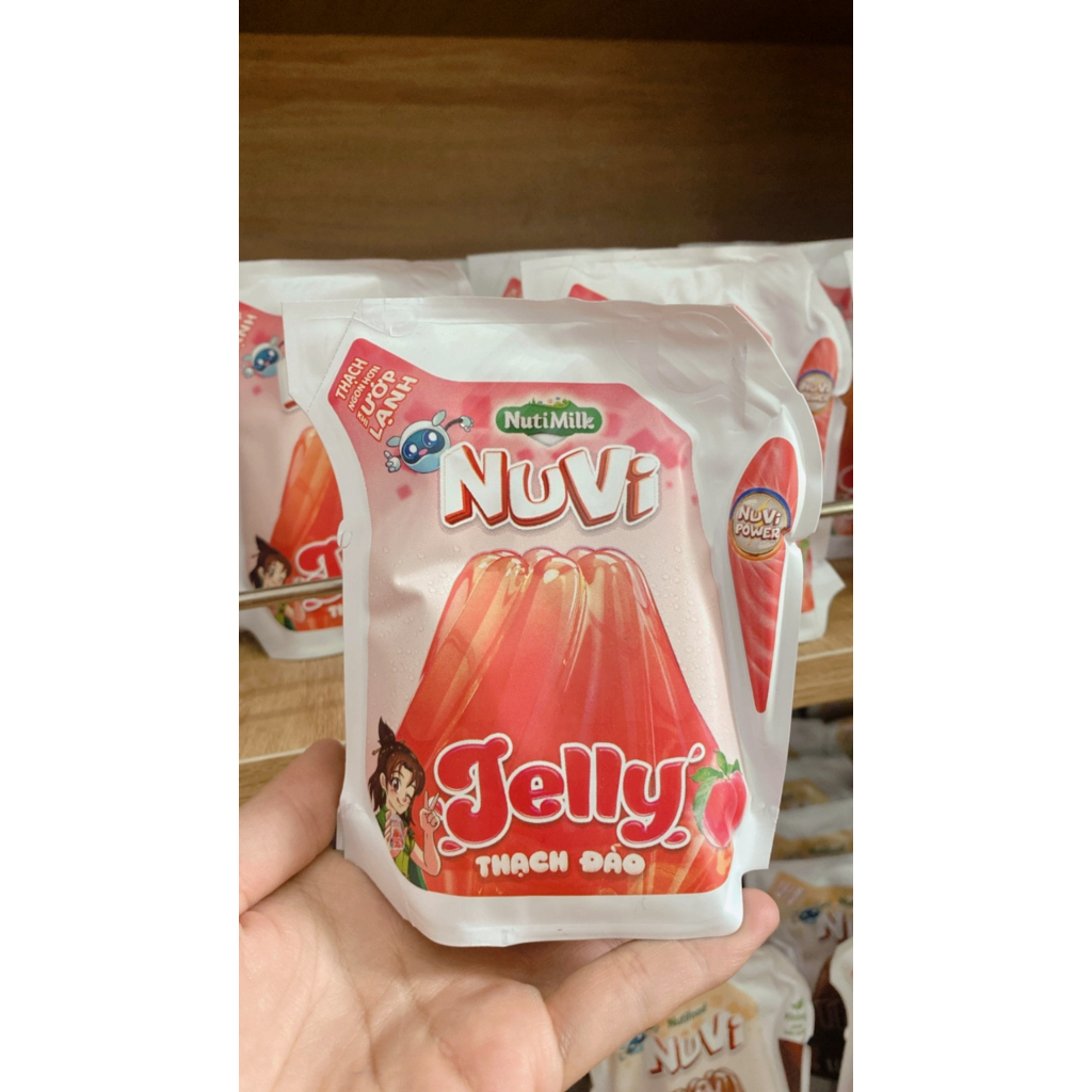 Thùng 24 túi Jelly NuVi Thạch Trái Cây túi 110ml