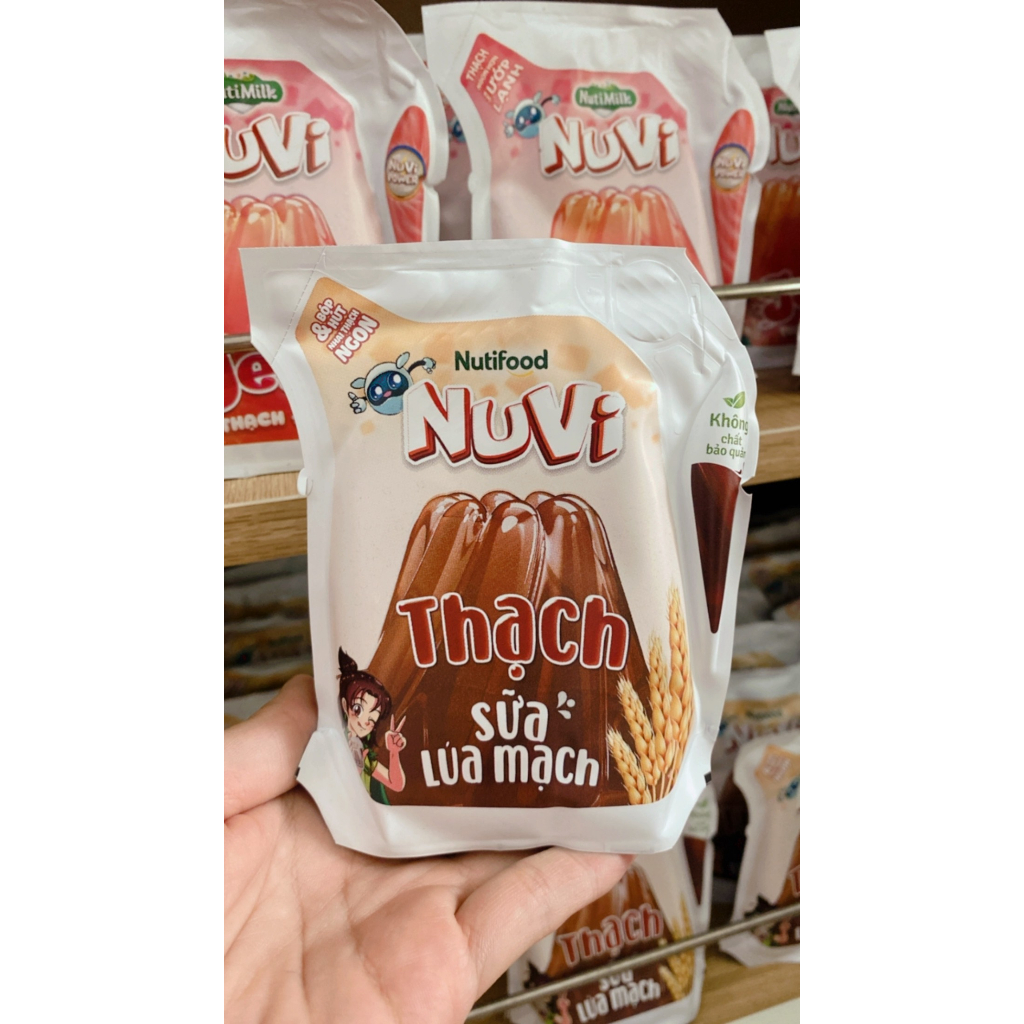 Thùng 24 túi Jelly NuVi Thạch Trái Cây túi 110ml