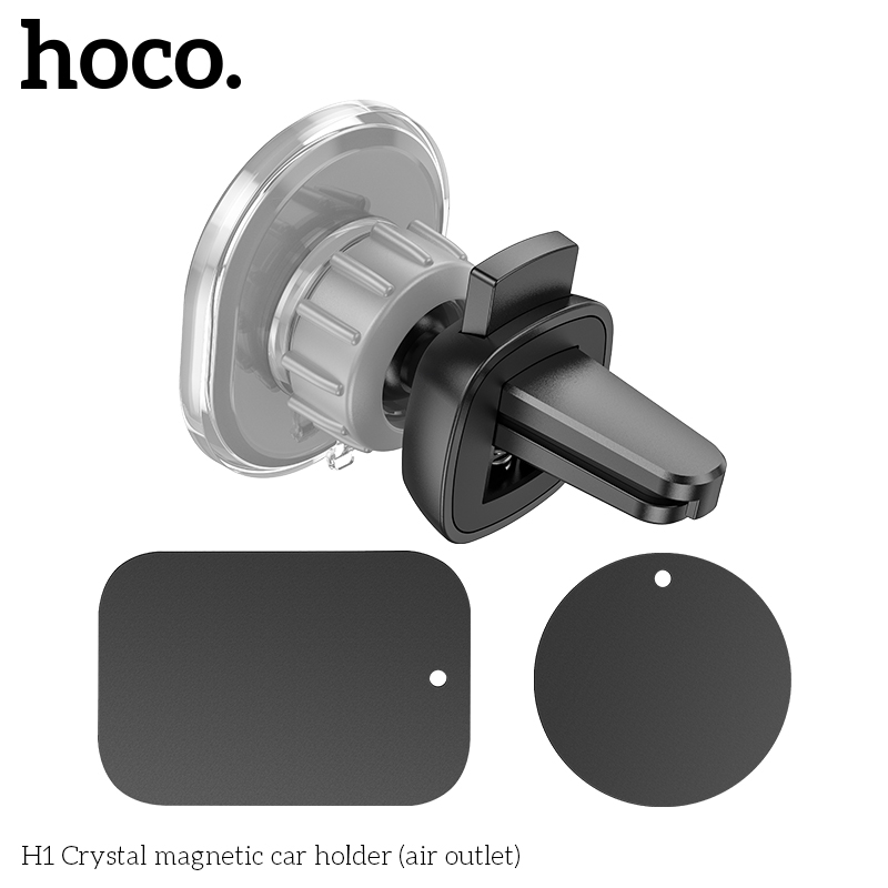 Giá Đỡ Điện Thoại Nam Châm Magnetic Hoco. H1 Gắn Cửa Thoát Khí, Khe Máy Lạnh Trên Ô Tô