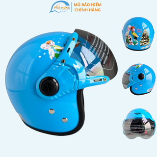 Nón bảo hiểm trẻ em - Mũ trùm đầu siêu dễ thương dành cho bé - Hàng chính hãng BKtec - BK32 - Tem Among Us, Công chúa