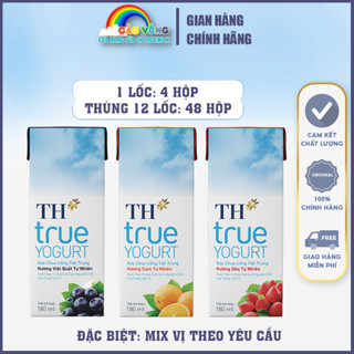 Sữa Chua Uống Tiệt Trùng TH true YOGURT Hương Vị Tự Nhiên