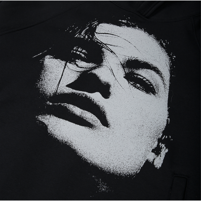 RIPOFFF Abstract Girl Hoodie - Black