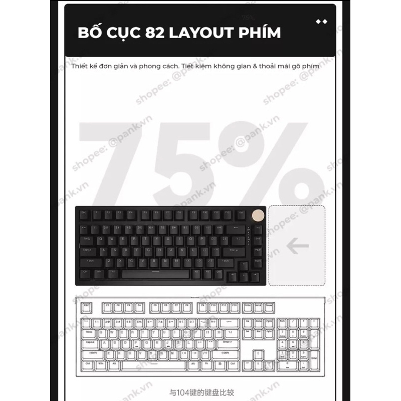 Bàn Phím VGN N75 Pro