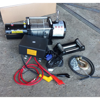 Tời điện 12/24V _tời kéo xe 6000Lbs (2600kg)