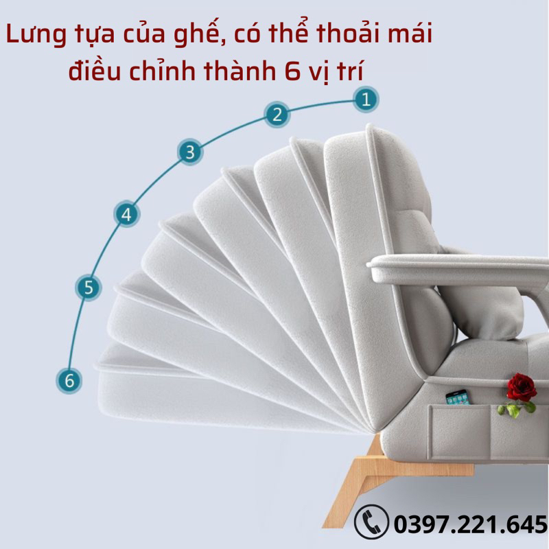 Ghế sofa thư giãn gấp ngọn,ghế decor phòng,ghế nằm thư giãn đa năng  đọc sách gia đình chịu tải 300kg mẫu mới | BigBuy360 - bigbuy360.vn