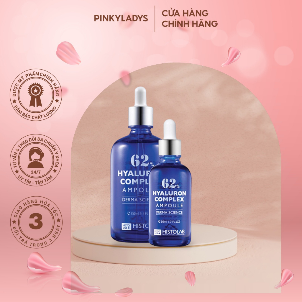 Tinh Chất Dưỡng Ẩm Histolab 62% Hyaluron Complex Ampoule 50ml