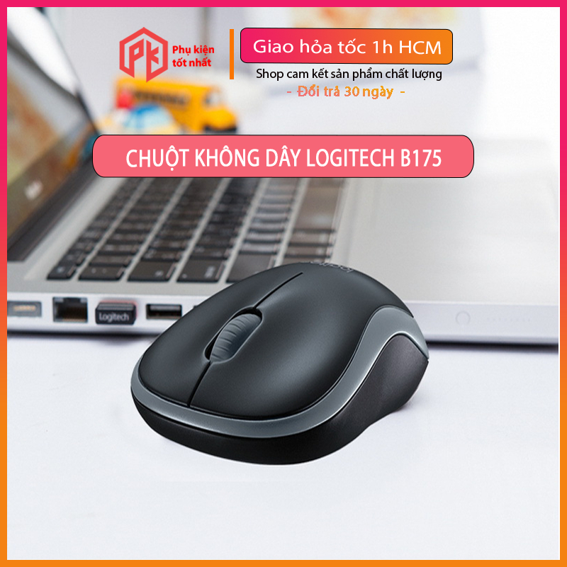 Chuột không dây Logitech êm ái, tiết kiệm pin