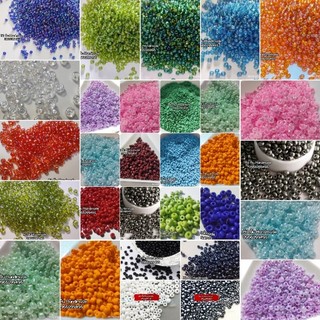 Hạt cườm thủy tinh 2mm bảng màu 1