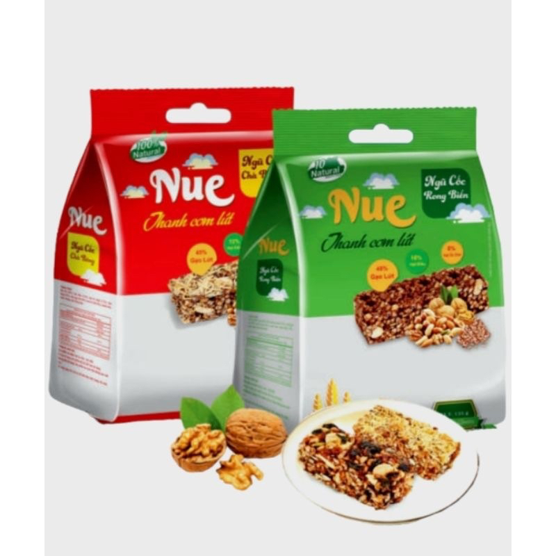 Bánh Nue thanh gạo lứt ngũ cốc túi 135g