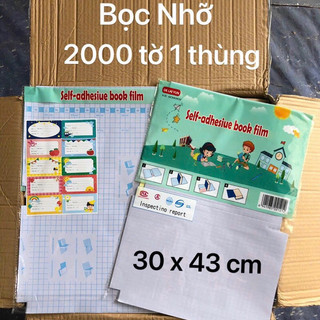 1 set 10 cái decal bọc sách vở cho bé