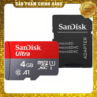 Thẻ nhớ sandisk microsdhc ultra 4gb
