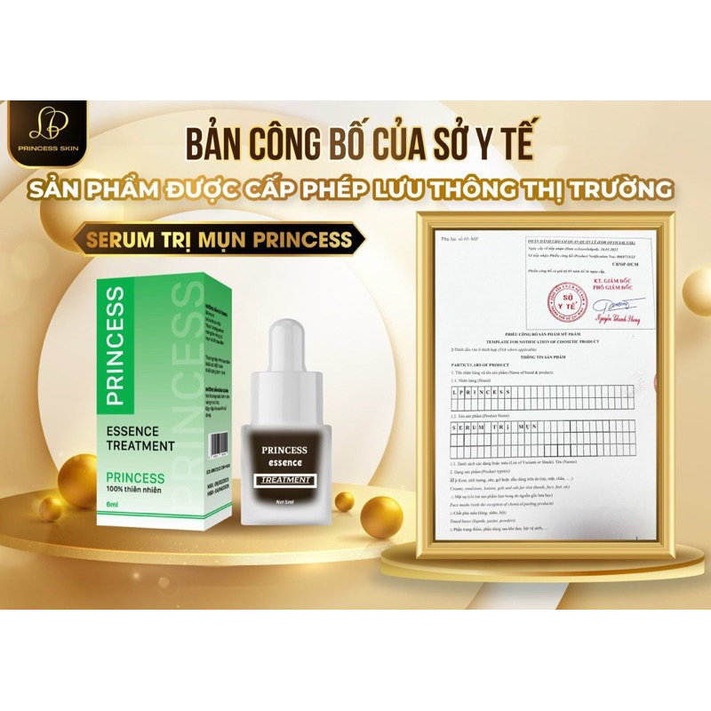 SERUM PRINCESS GIẢM MỤN SẠM THÂM DO MỤN