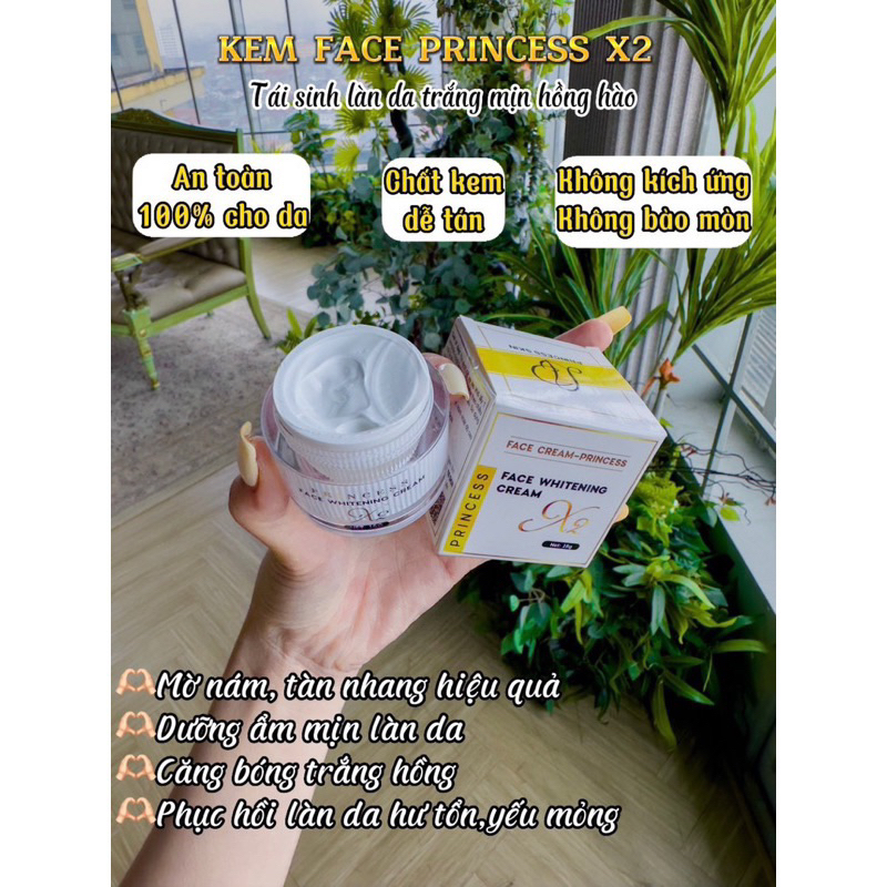 KEM DƯỠNG DA PRINCESS X2