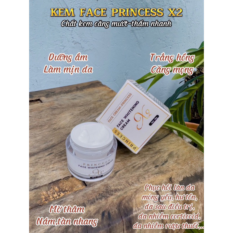 KEM DƯỠNG DA PRINCESS X2