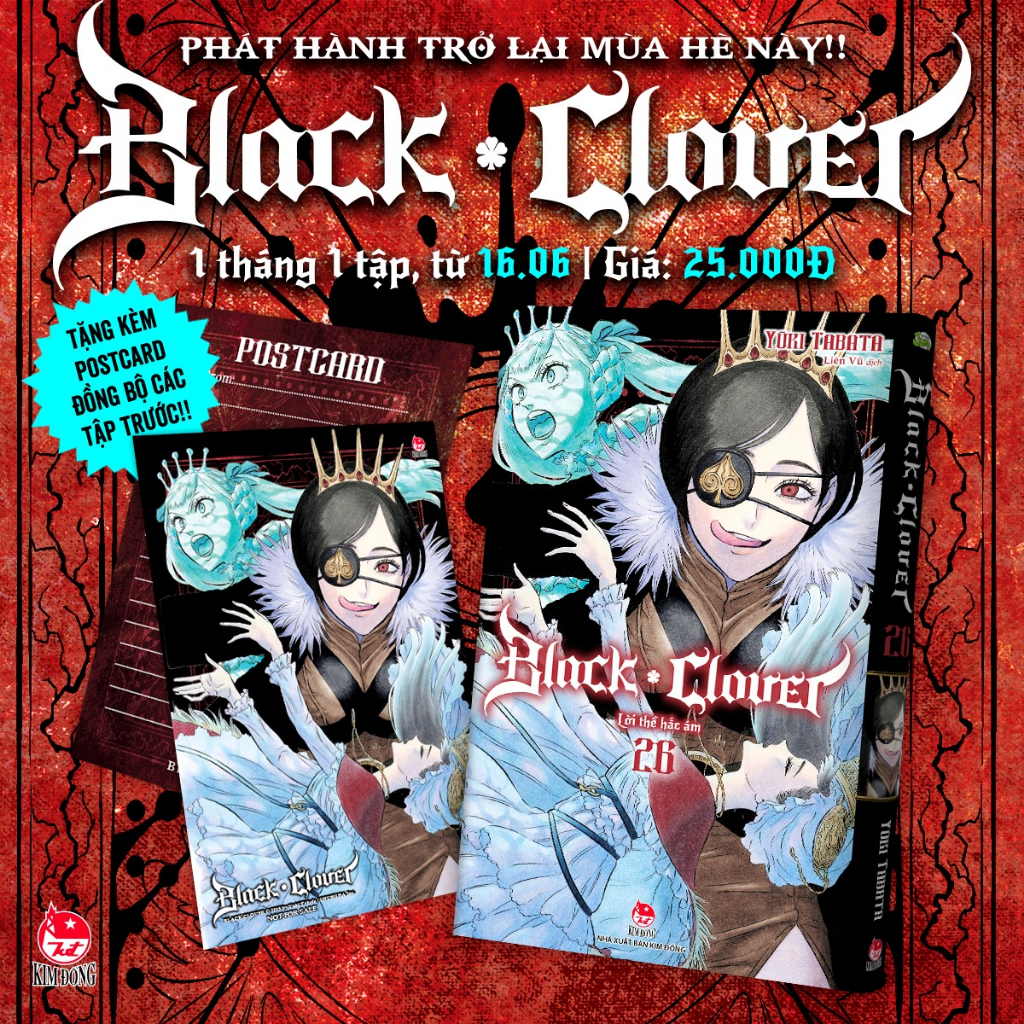 Truyện - Black Clover - Lẻ tập 27 28 29... - Nxb Kim Đồng