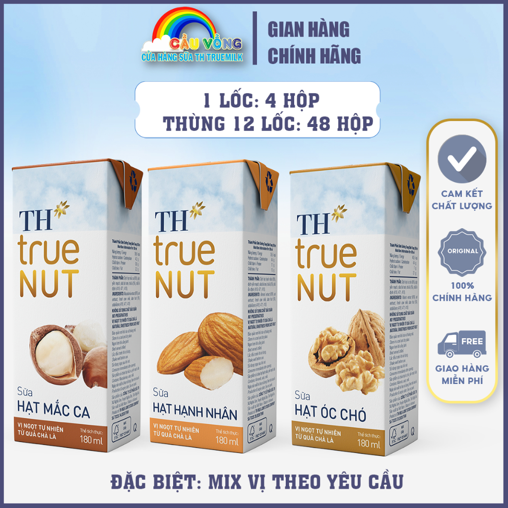 Sữa Hạt TH true NUT 180 ml