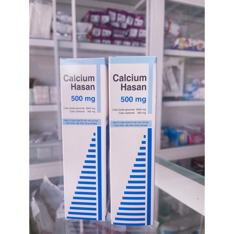 Viên Sủi Calcium Hasan Bổ Sung Canxi Ngăn Ngừa Nguy Cơ Loãng Xương 500mg