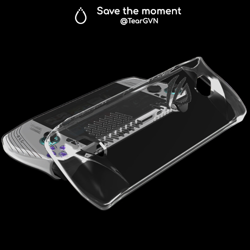 Ốp dẻo TPU ôm khít máy và không cấn Triggers cho ROG Ally