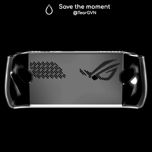 Ốp dẻo TPU ôm khít máy và không cấn Triggers cho ROG Ally