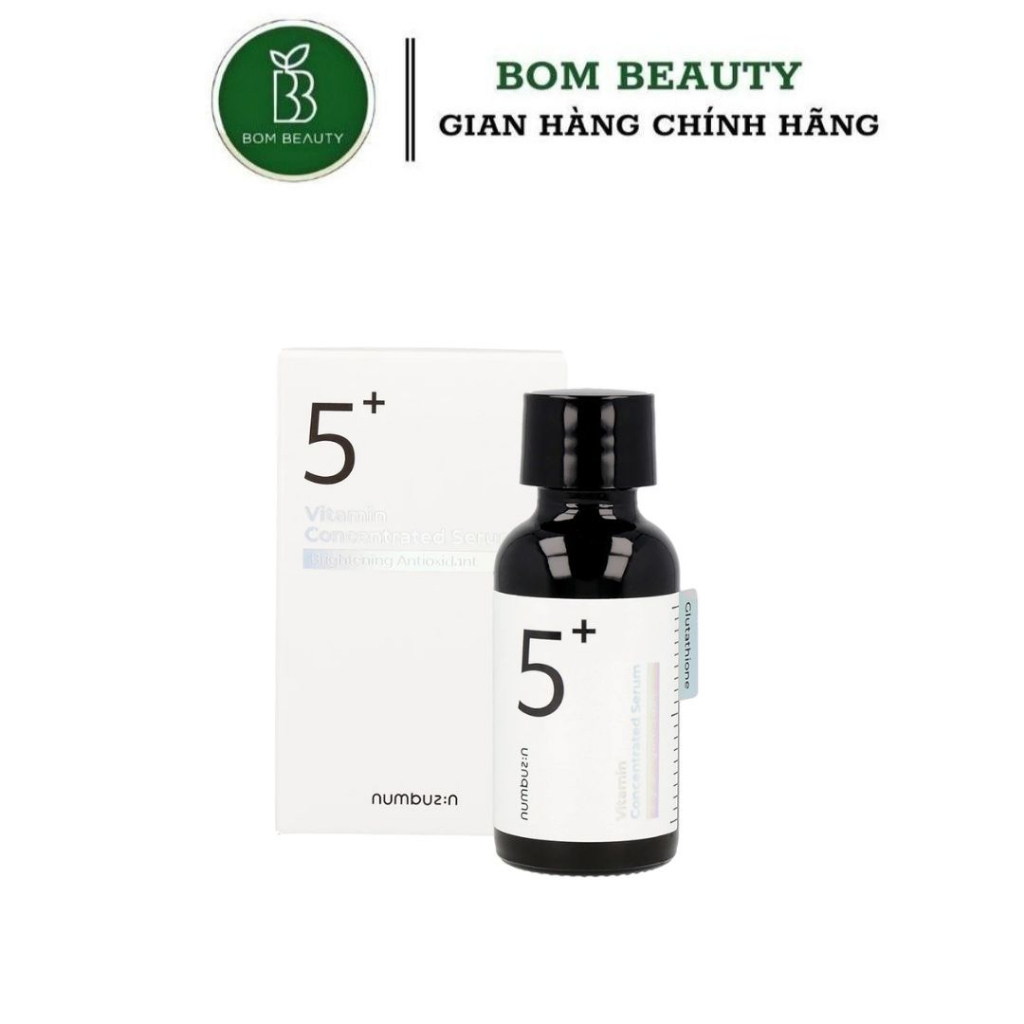 Tinh chất dưỡng trắng mờ thâm mụn Numbuzin No5+ Vitamin Concentrated 30ml