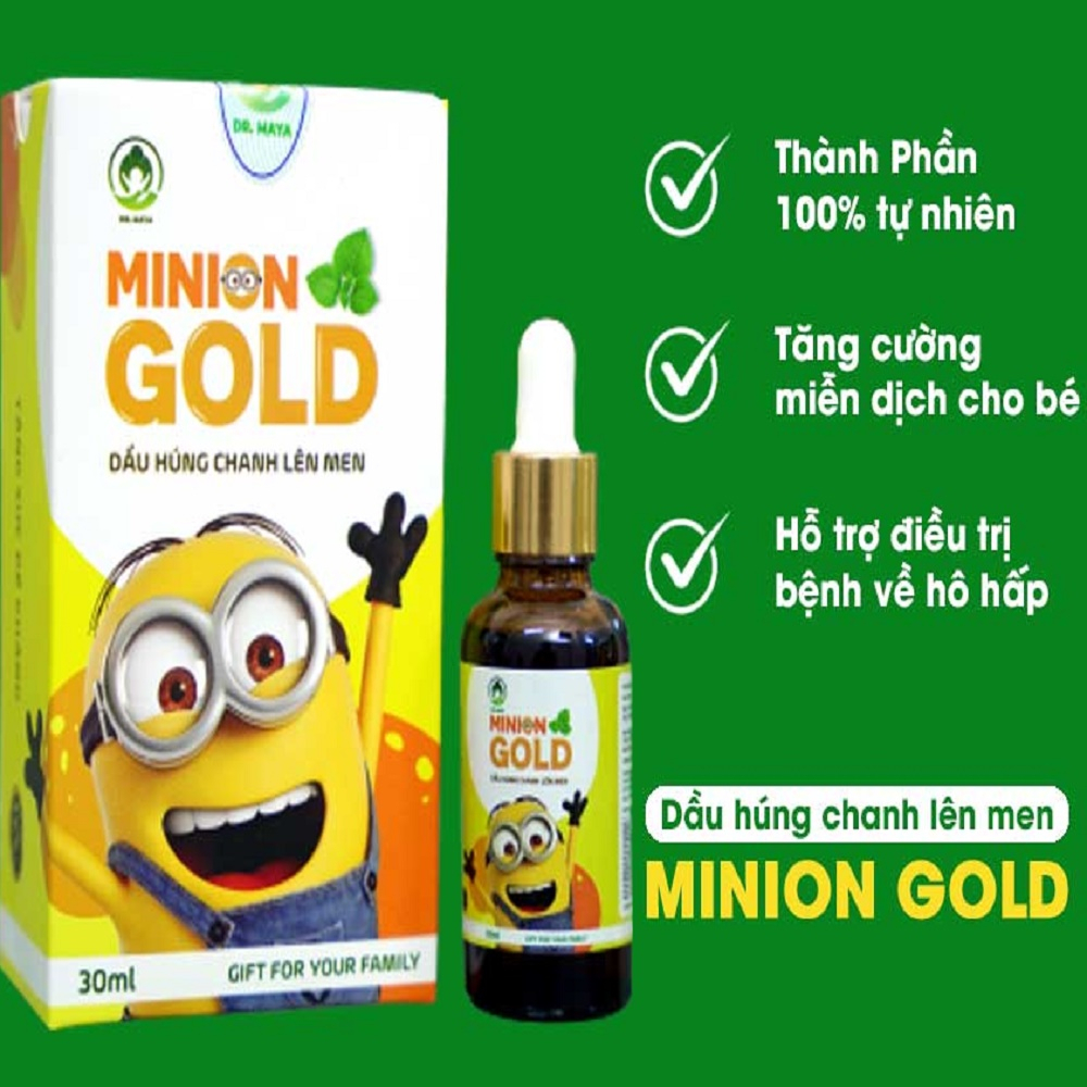 Dầu Húng Chanh Minion Gold 30ml