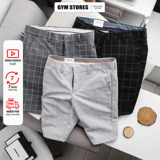Quần Short Tây CARO Co Giãn Hàn Quốc Fom slim Dáng Chuẩn MEN CR1