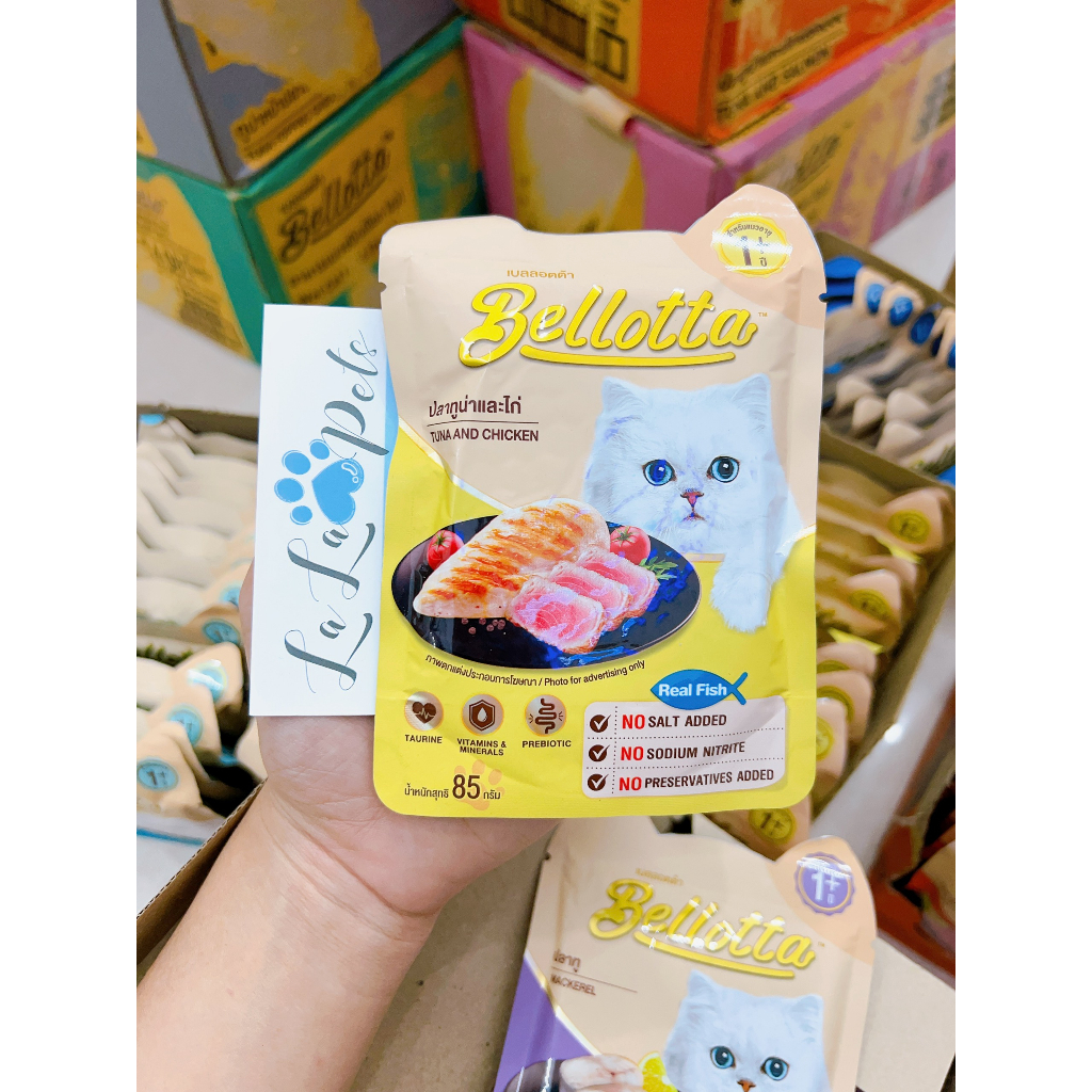 Pate BELLOTTA cho mèo gói 85g