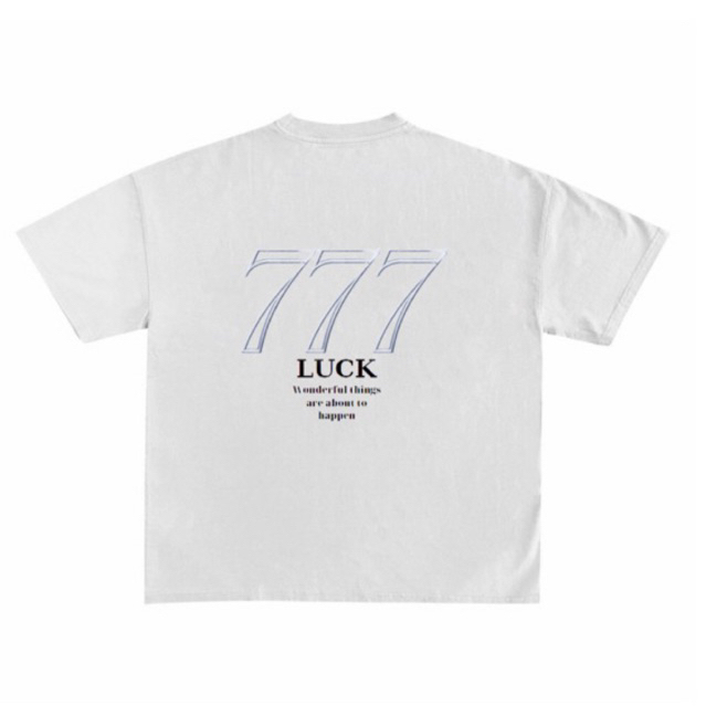 Áo thun 250GSM 777LUCK Form Boxy l Boxy Fit