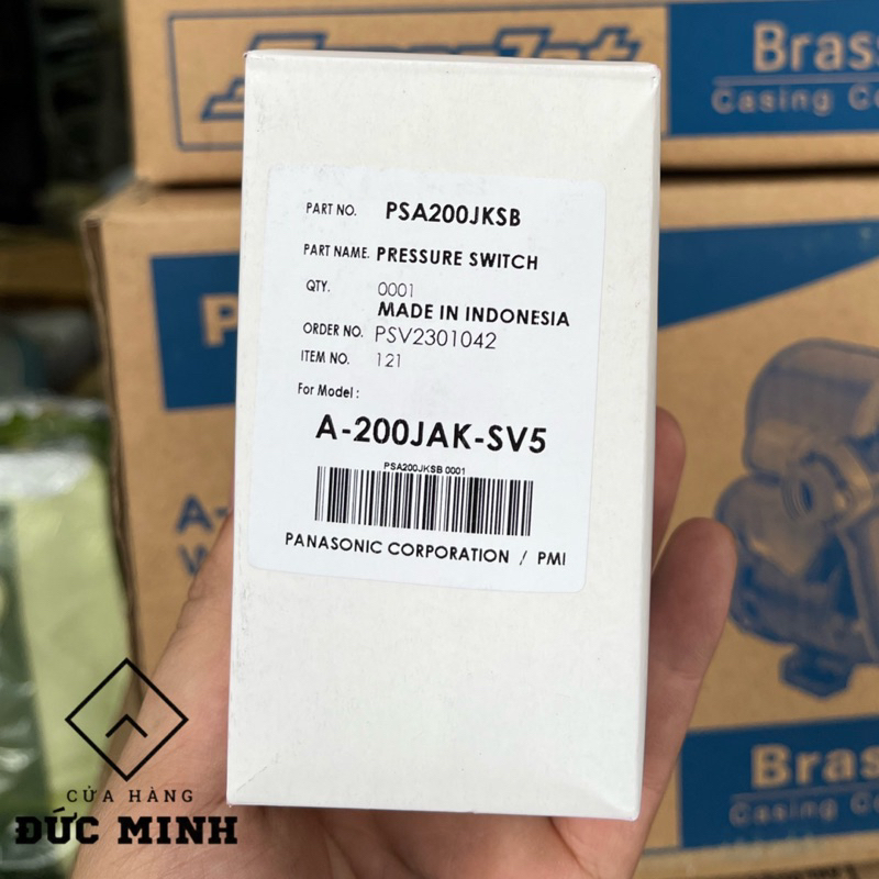Rờ le máy bơm Panasonic hàng chính hãng, rờ le công tắc áp lực máy bơm