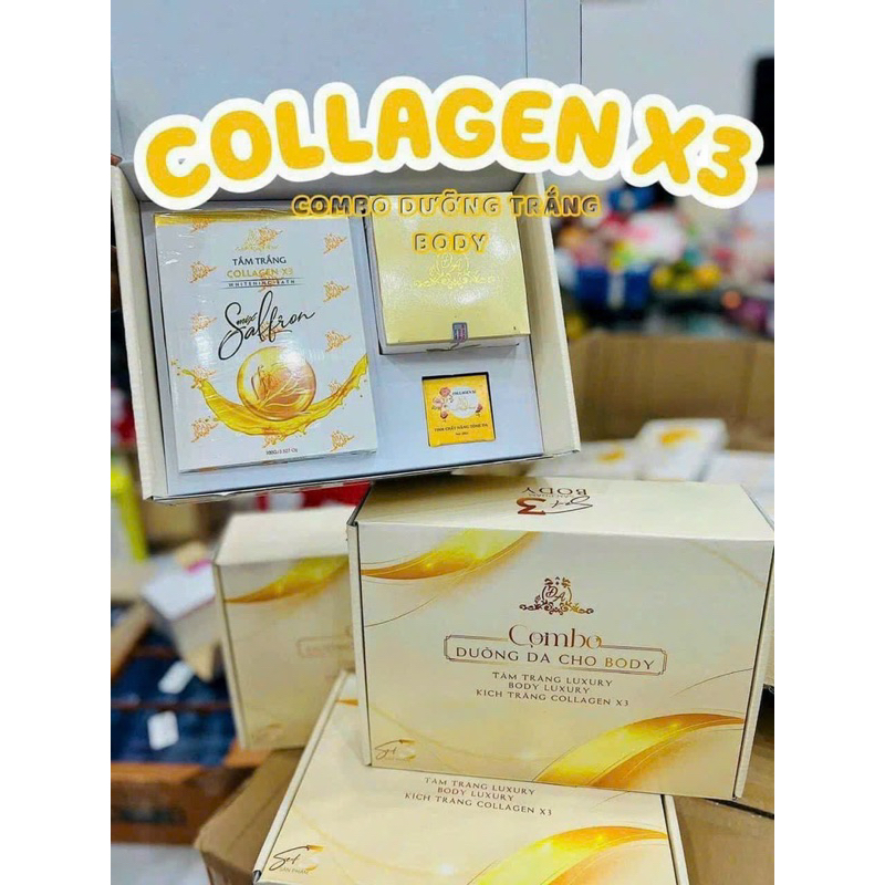 [ Có thẻ cào ] COMBO BODY 3 MÓN COLLAGEN X3