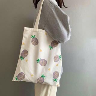 Túi tote vải canvas phong cách Hàn