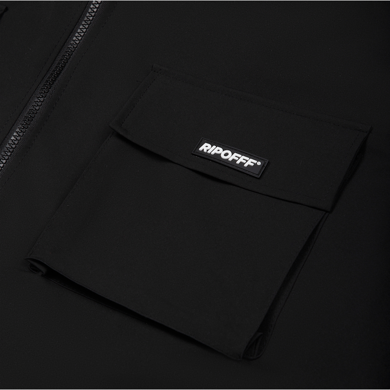 RIPOFFF Nylon Water-proof Zip Jacket
