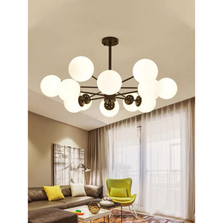 Đèn treo thả trần  loại 12 bóng cáo cấp trang trí phòng khách