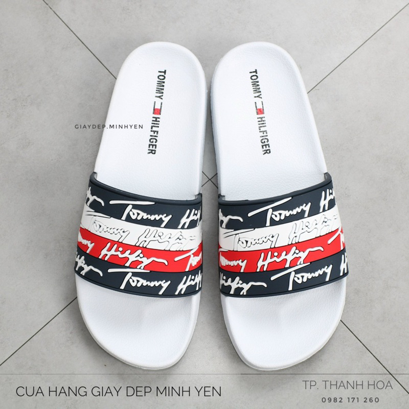 Dép nam nữ TOMY nam nữ hottrend 2023 2 màu ĐEN TRẮNG siêu hot mẫu mới cho boy girl cháy phố