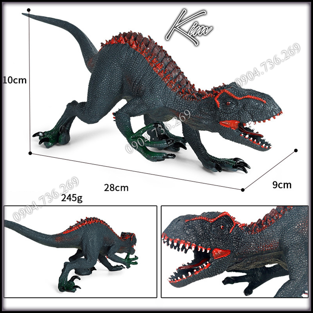 Mô hình khủng long Velociraptor lửa - Chính hãng