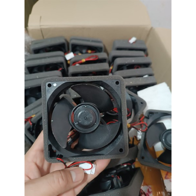 Quạt tủ lạnh Panasonic DC 12V 9*9cm 2 dây