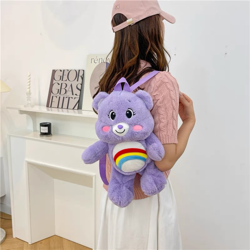 Balo gấu hồng cute giống Rosé Blackpink đeo ở soundcheck concert Born Pink