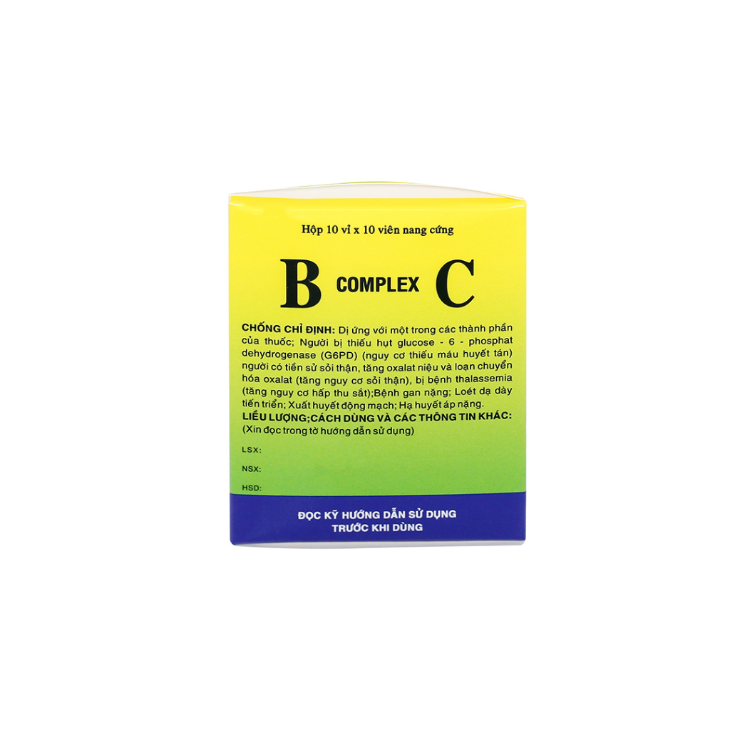 B Complex C bổ sung vitamin nhóm B và vitamin C