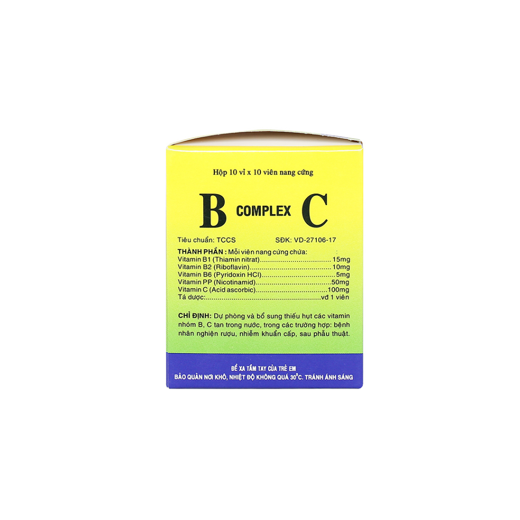 B Complex C bổ sung vitamin nhóm B và vitamin C