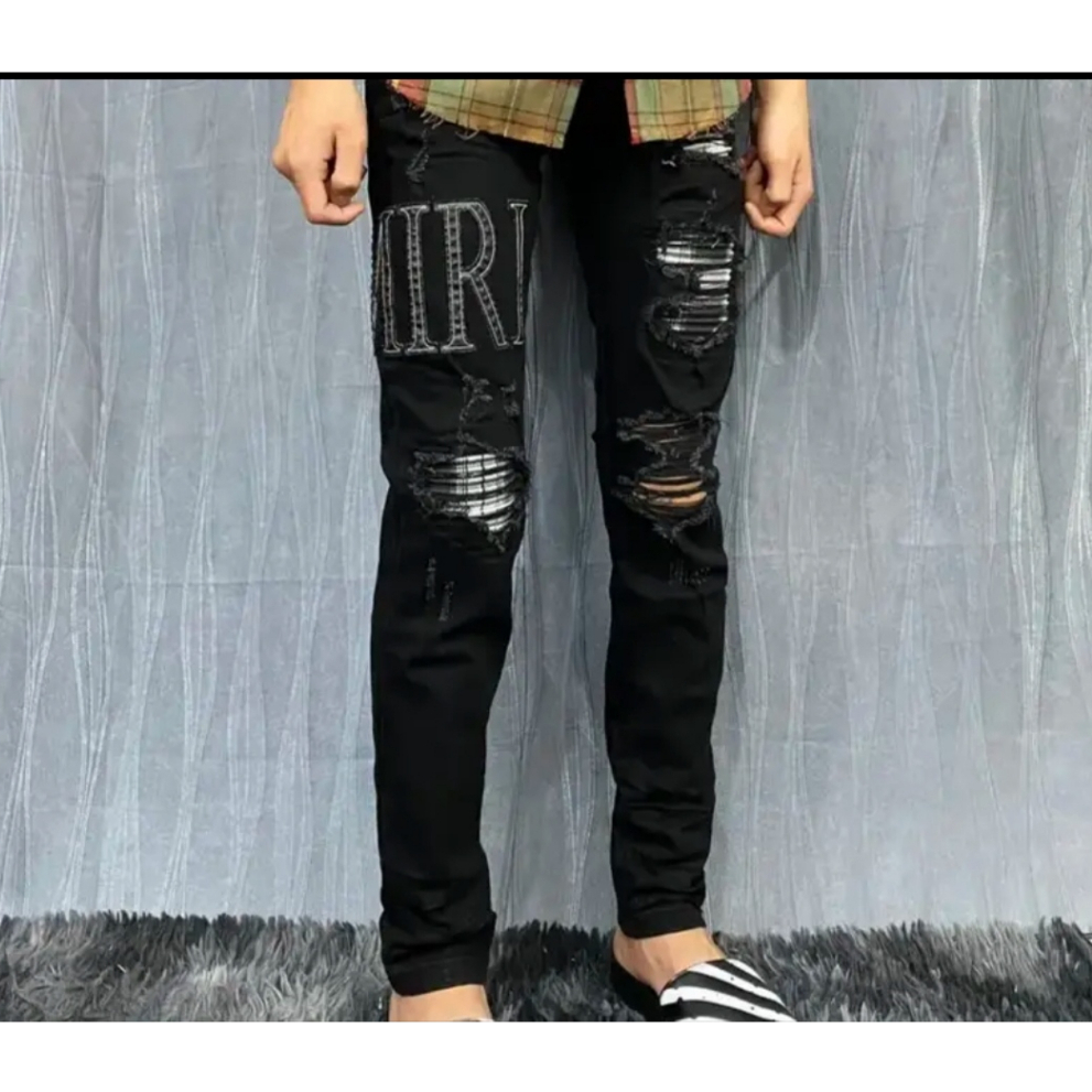 Quần jean nam BOY Phố A.MIRI form chuẩn vá DA chất vải jean dày co giãn mẫu mới nhất Hót Trend