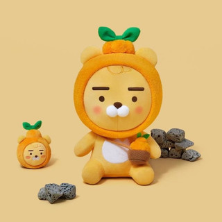 [Ryan Kakao friends] gấu bông rian đeo giỏ cam quýt chính hãng