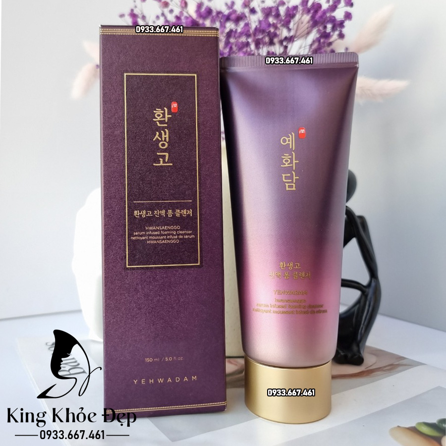 Sữa Rửa Mặt Yehwadam Hwansaenggo Serum Infused Foaming Cleanser